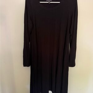 Eileen fisher Black Long Sleeve Dress